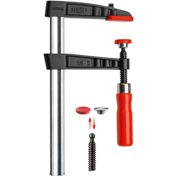 Bessey Strettoio a Vite Impugnatura in Legno ART. TG MM300X120 - BESSEY TOOLS